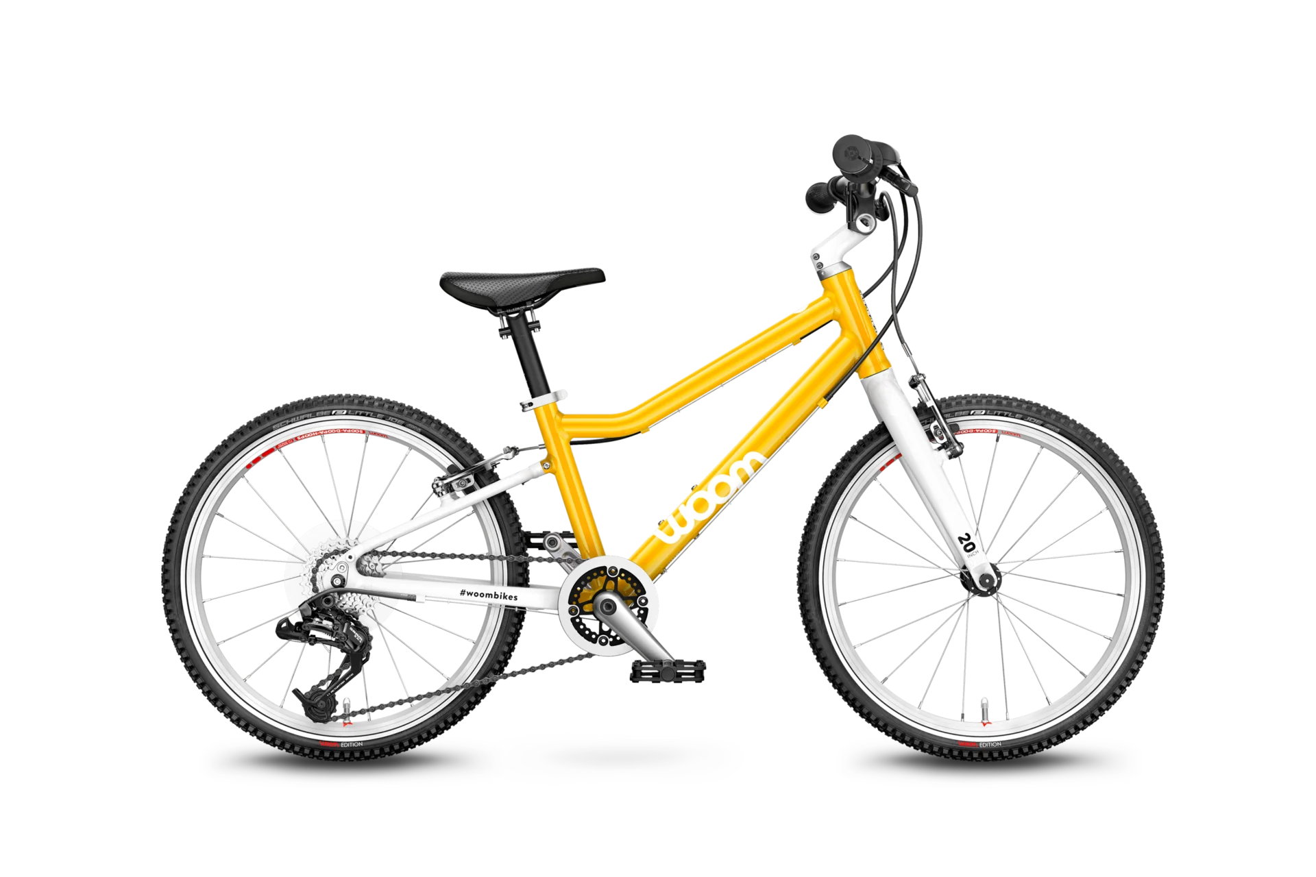 Woom ORIGINAL 4 Bike 20", Sunny Yellow - Image 2