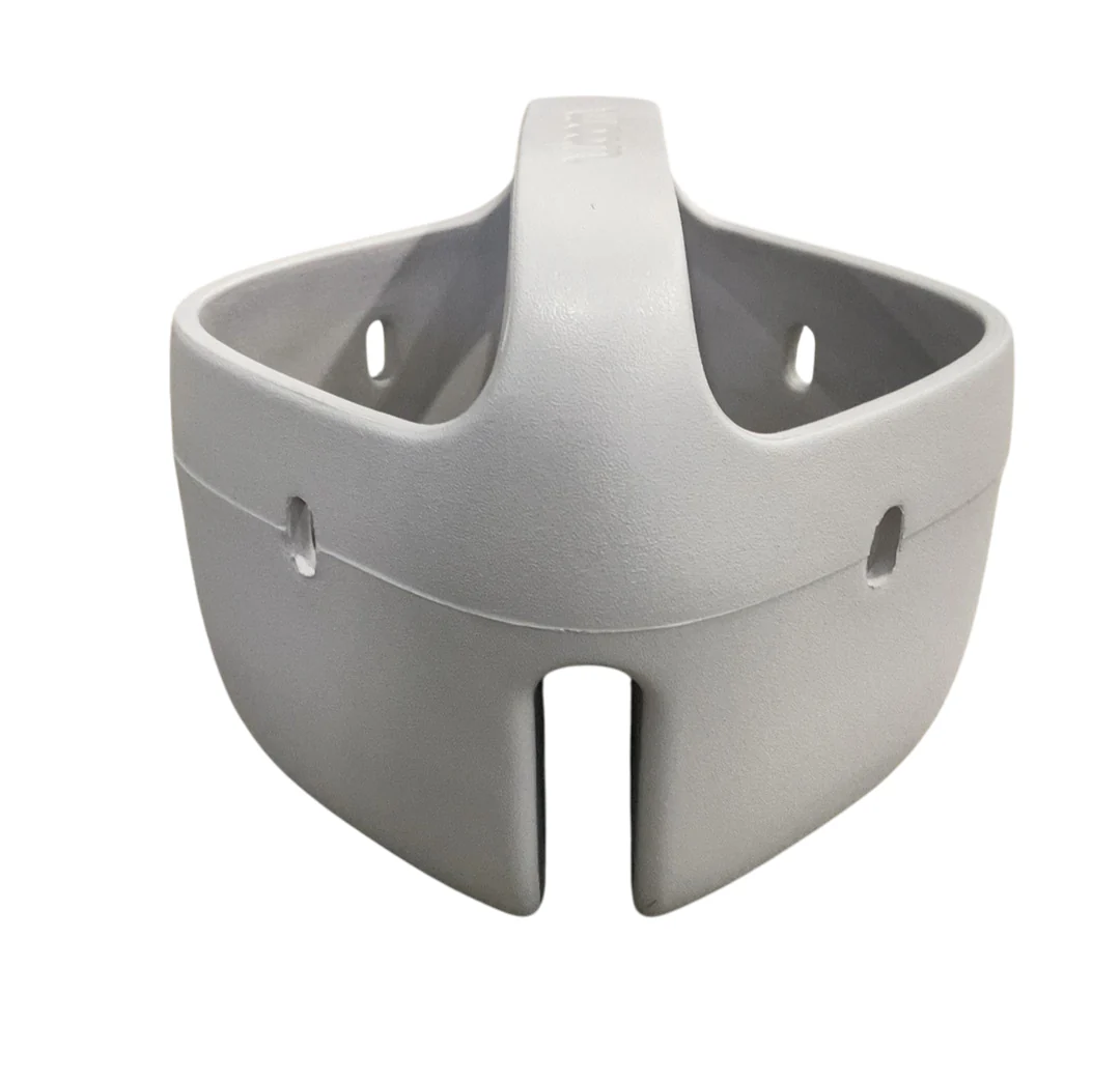 Woom POP Kids' Bike Basket, Pebble Grey - Image 3