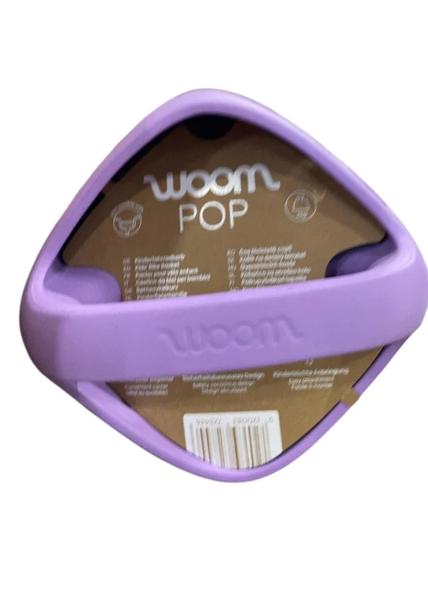 Woom POP Kids' Bike Basket, Wild Violet - Image 2