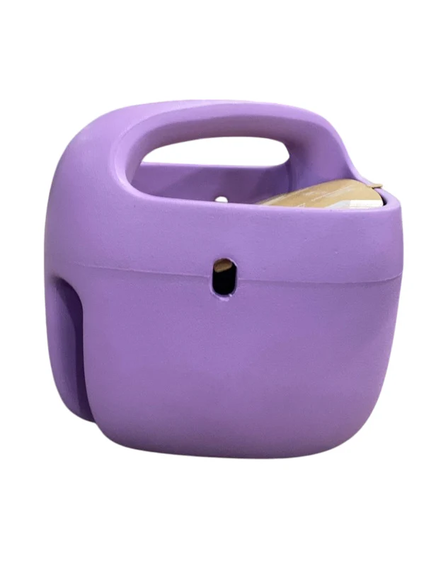 Woom POP Kids' Bike Basket, Wild Violet - Image 3