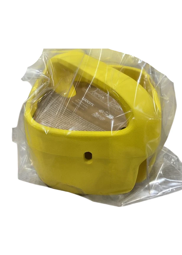 Woom POP Kids' Bike Basket, Banana Yellow - Image 2
