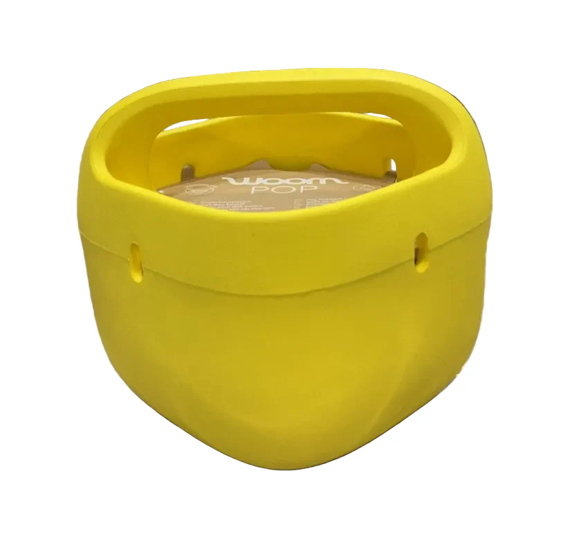 Woom POP Kids' Bike Basket, Banana Yellow - Image 2