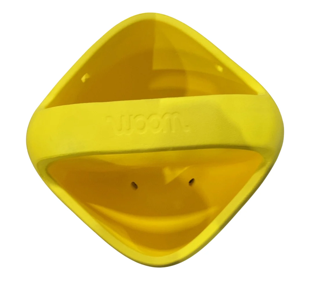 Woom POP Kids' Bike Basket, Banana Yellow