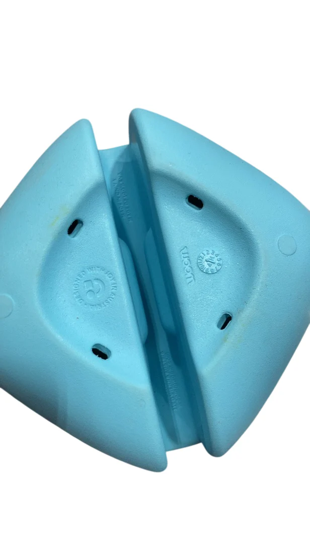 Woom POP Kids' Bike Basket, Bubble Gum Blue - Image 4