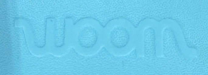 Woom POP Kids' Bike Basket, Bubble Gum Blue - Image 4