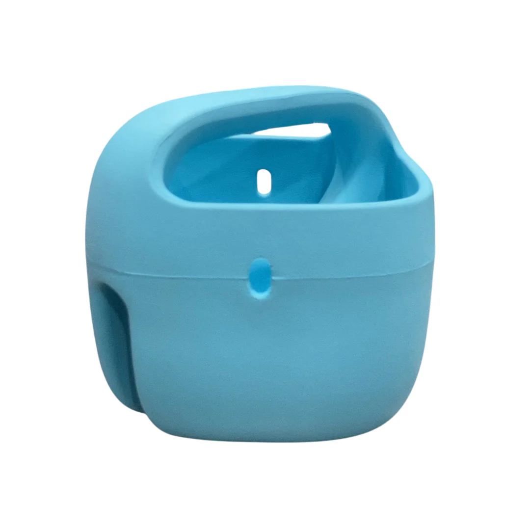 Woom POP Kids' Bike Basket, Bubble Gum Blue