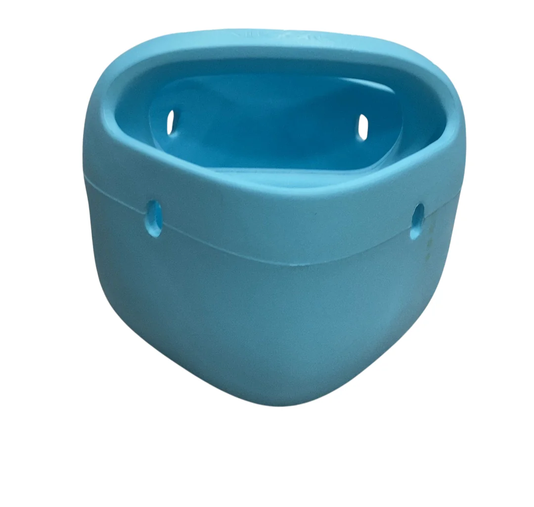 Woom POP Kids' Bike Basket, Bubble Gum Blue