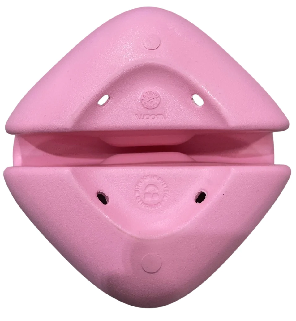 Woom POP Kids' Bike Basket, Marshmallow Pink - Image 2