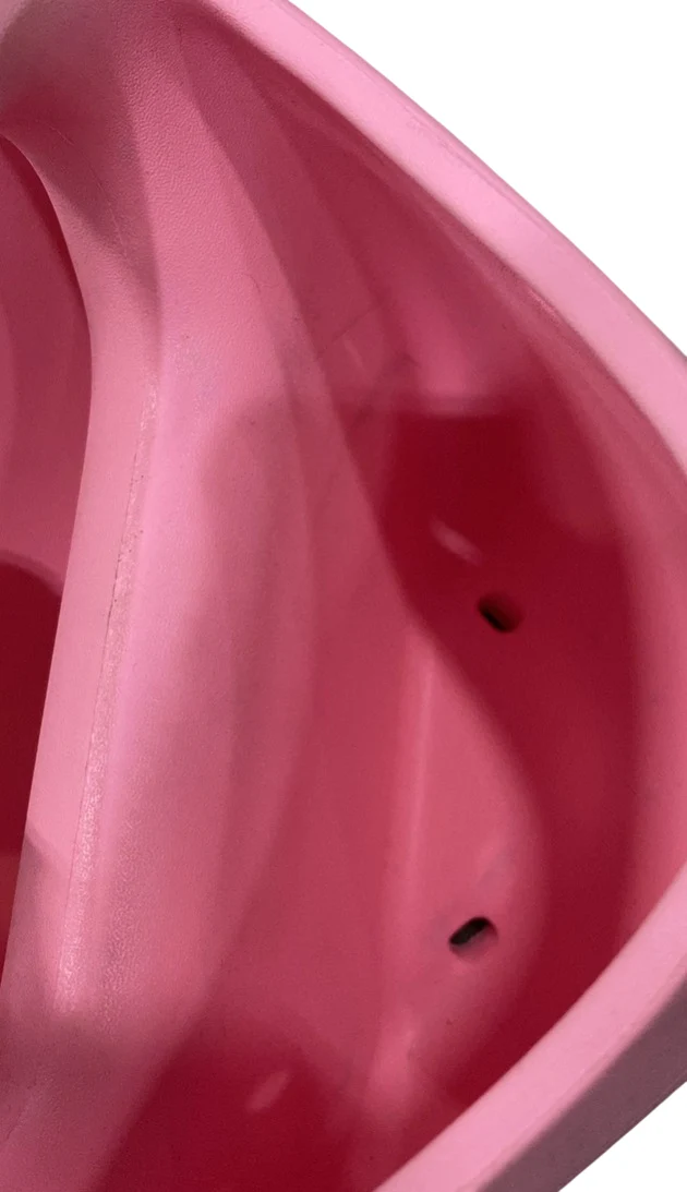 Woom POP Kids' Bike Basket, Marshmallow Pink - Image 3
