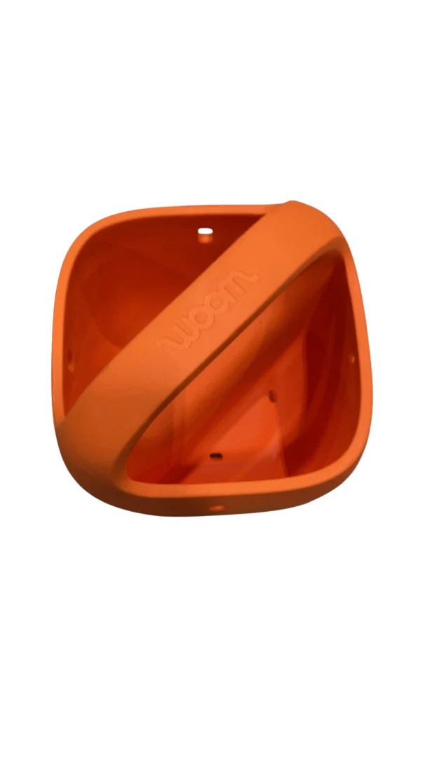 Woom POP Kids' Bike Basket, Pumpkin Orange - Image 2