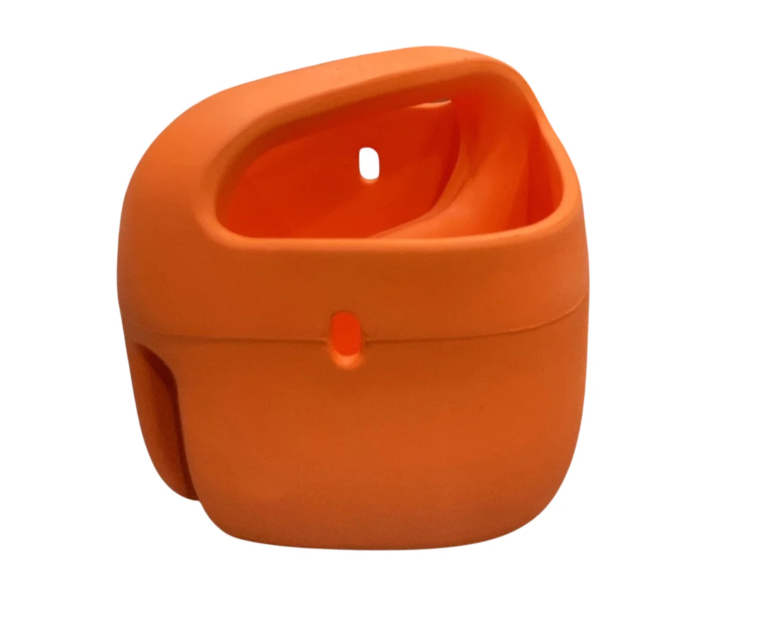 Woom POP Kids' Bike Basket, Pumpkin Orange