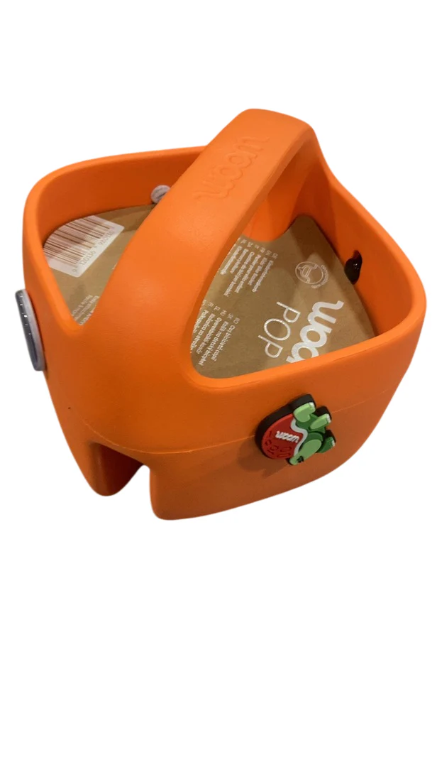 Woom POP Kids' Bike Basket, Pumpkin Orange