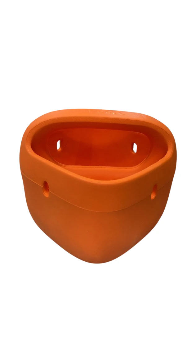 Woom POP Kids' Bike Basket, Pumpkin Orange