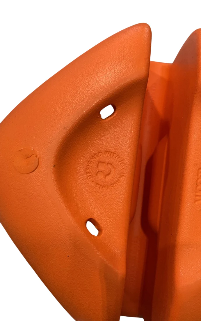 Woom POP Kids' Bike Basket, Pumpkin Orange - Image 4