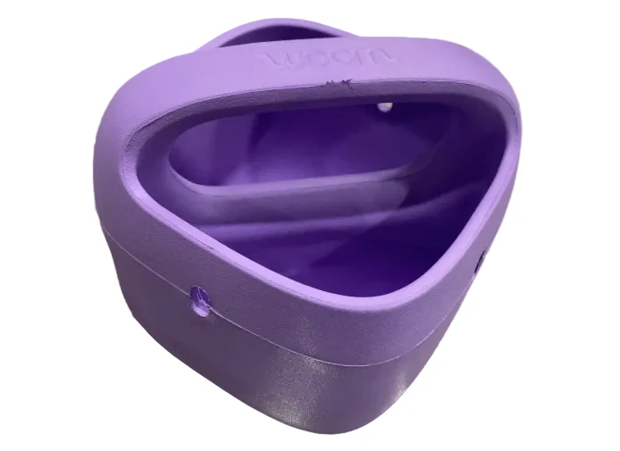 Woom POP Kids' Bike Basket, Wild Violet