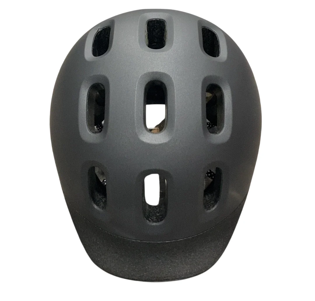 Woom Ready Kids Helmet, Charcoal Metallic, Medium, Without Light - Image 3