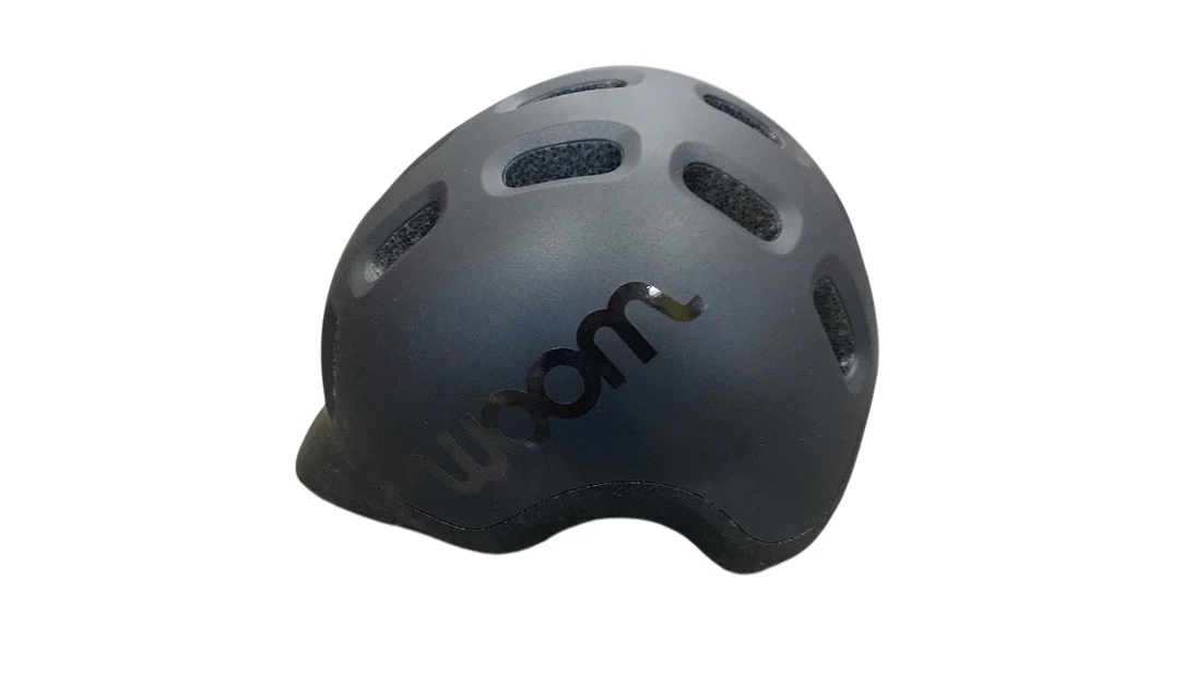 Woom Ready Kids Helmet, Charcoal Metallic, Medium, Without Light