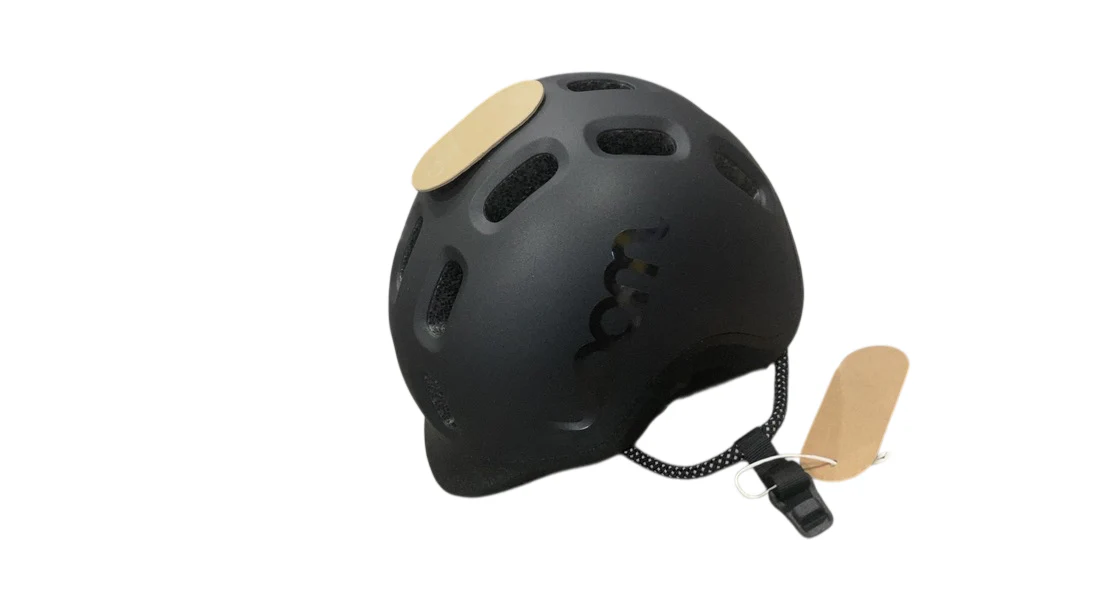 Woom Ready Kids Helmet, Charcoal Metallic, Medium, Without Light