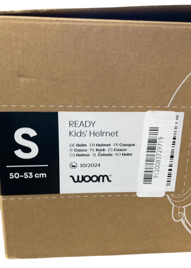 Woom Ready Kids Helmet, Charcoal Metallic, Small, Without Light - Image 4