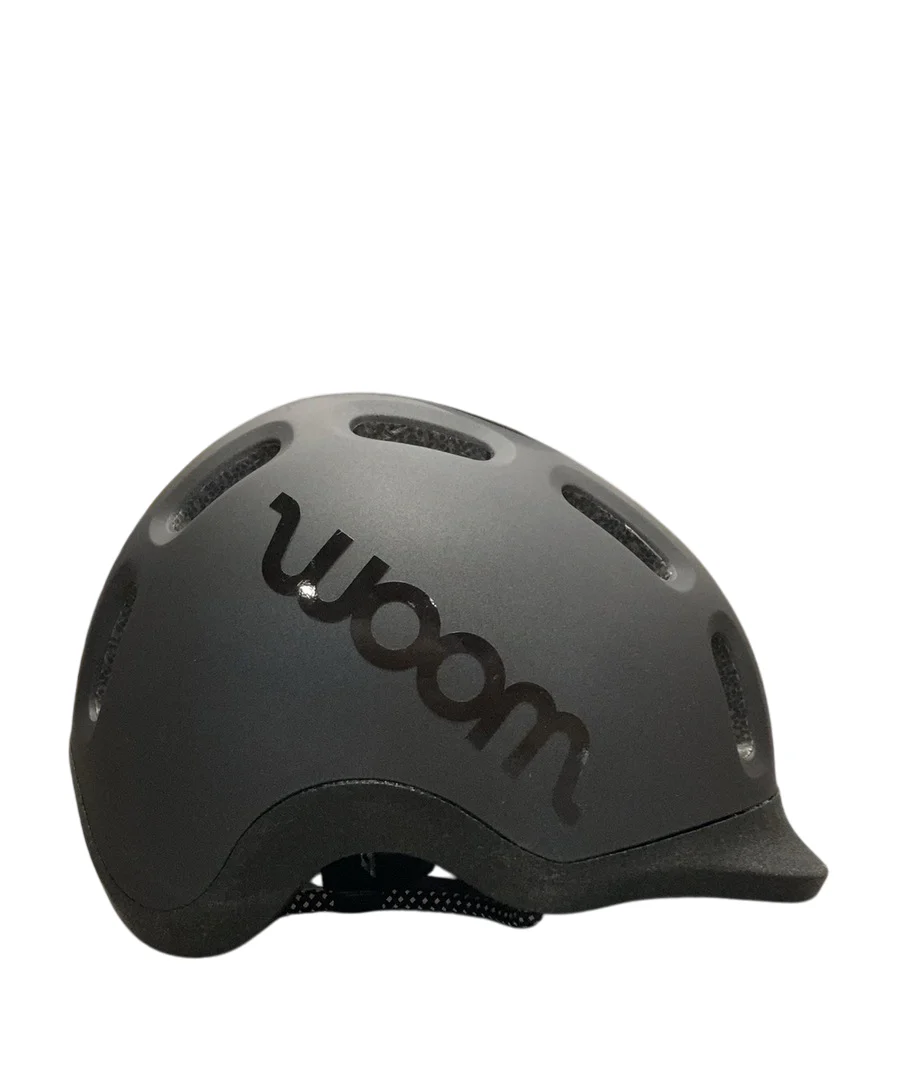 Woom Ready Kids Helmet, Charcoal Metallic, Small, Without Light - Image 2