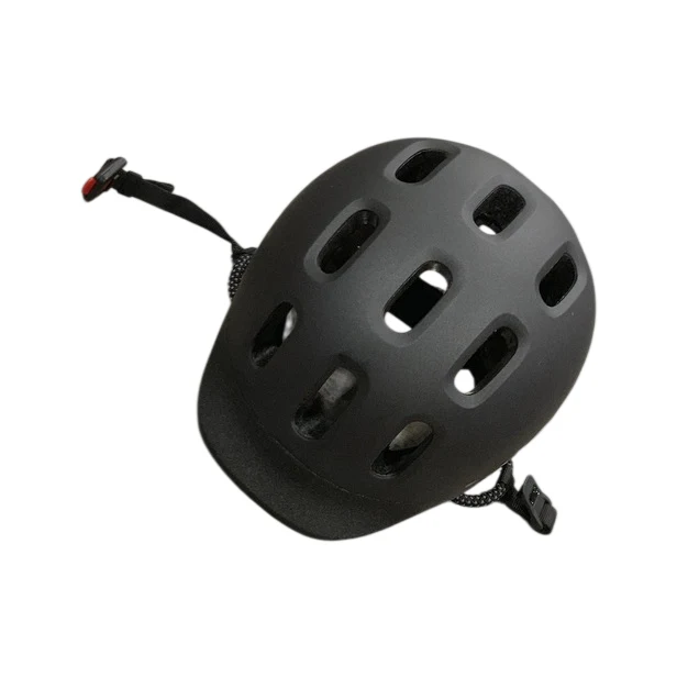 Woom Ready Kids Helmet, Charcoal Metallic, Without Light, XSmall - Image 3
