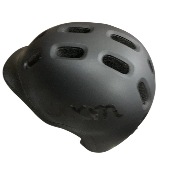 Woom Ready Kids Helmet, Charcoal Metallic, Without Light, XSmall - Image 2