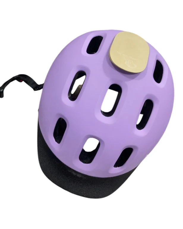 Woom Ready Kids Helmet, Lilac, Medium, Without Light - Image 3
