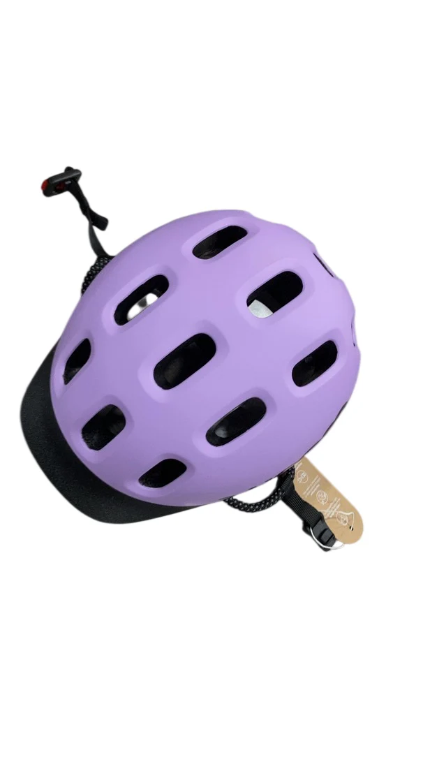 Woom Ready Kids Helmet, Lilac, Small, Without Light - Image 2