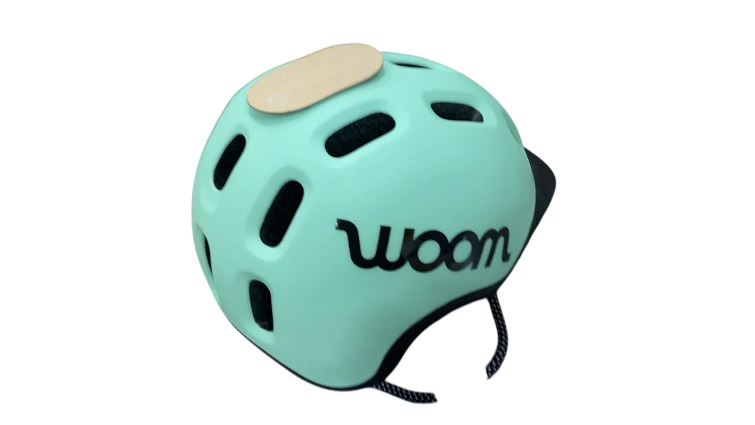 Woom Ready Kids Helmet, Medium, Mint, Without Light - Image 2