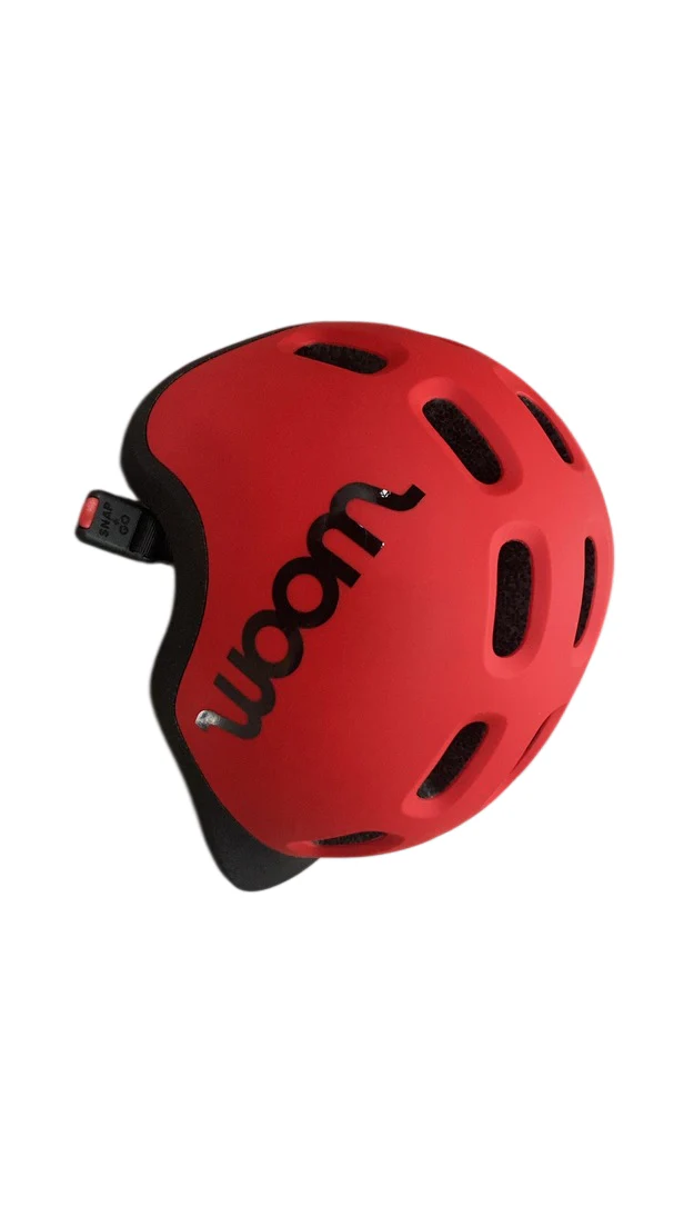 Woom Ready Kids Helmet, Medium, Without Light, Woom Red - Image 2