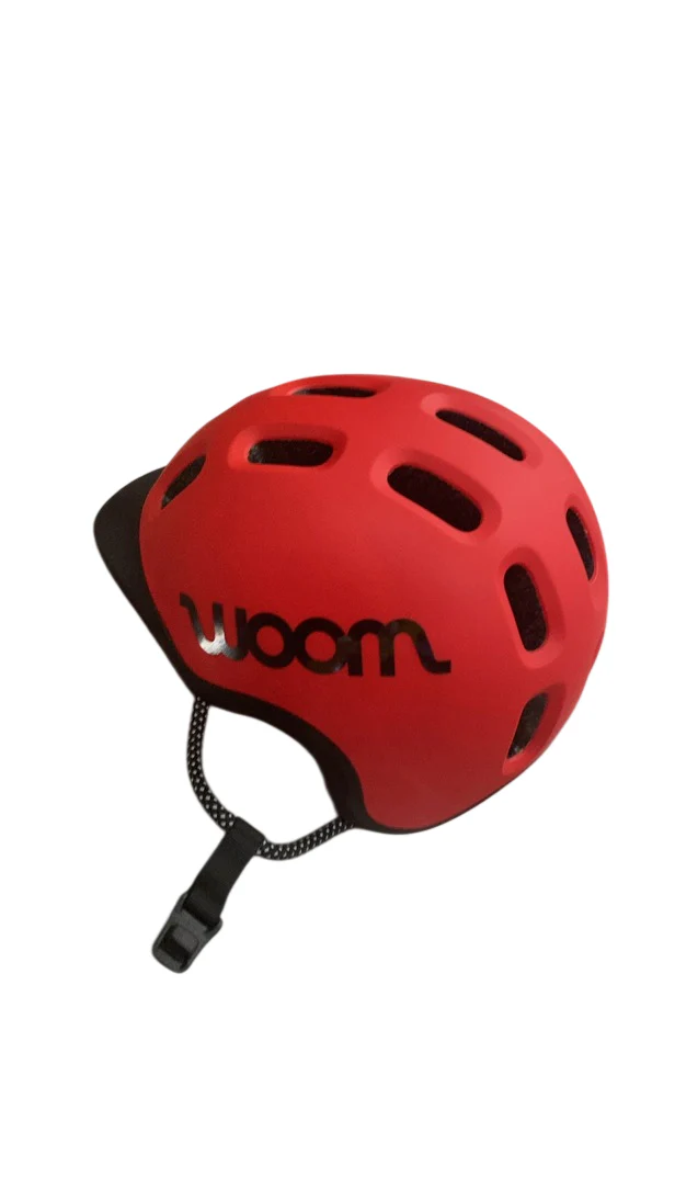 Woom Ready Kids Helmet, Medium, Without Light, Woom Red