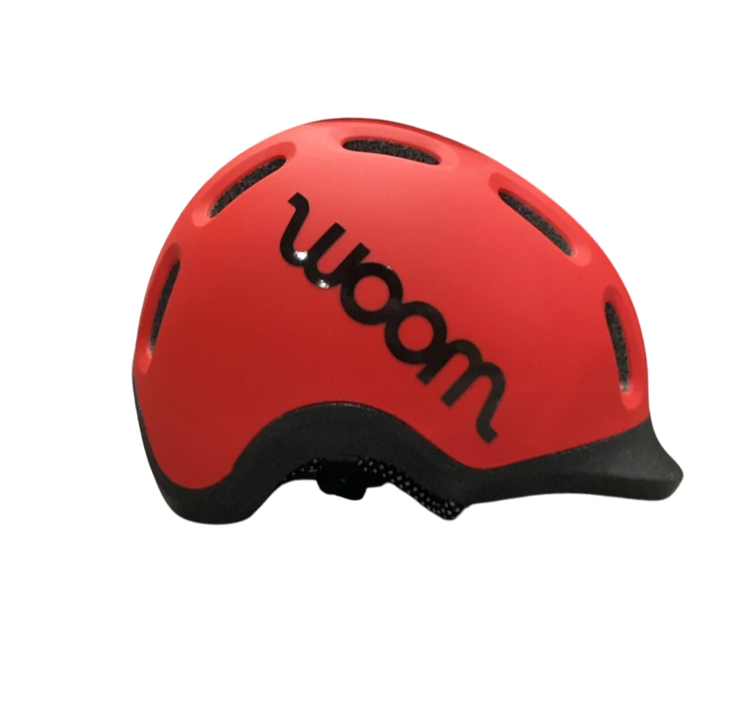 Woom Ready Kids Helmet, Without Light, Woom Red, XSmall
