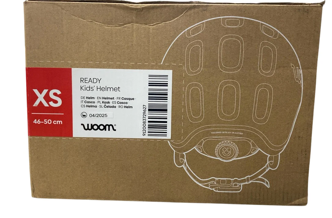 Woom Ready Kids Helmet, Without Light, Woom Red, XSmall - Image 3