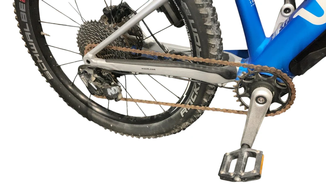 Woom UP 5 Electric Mountain Bike, Electric Blue - Image 4