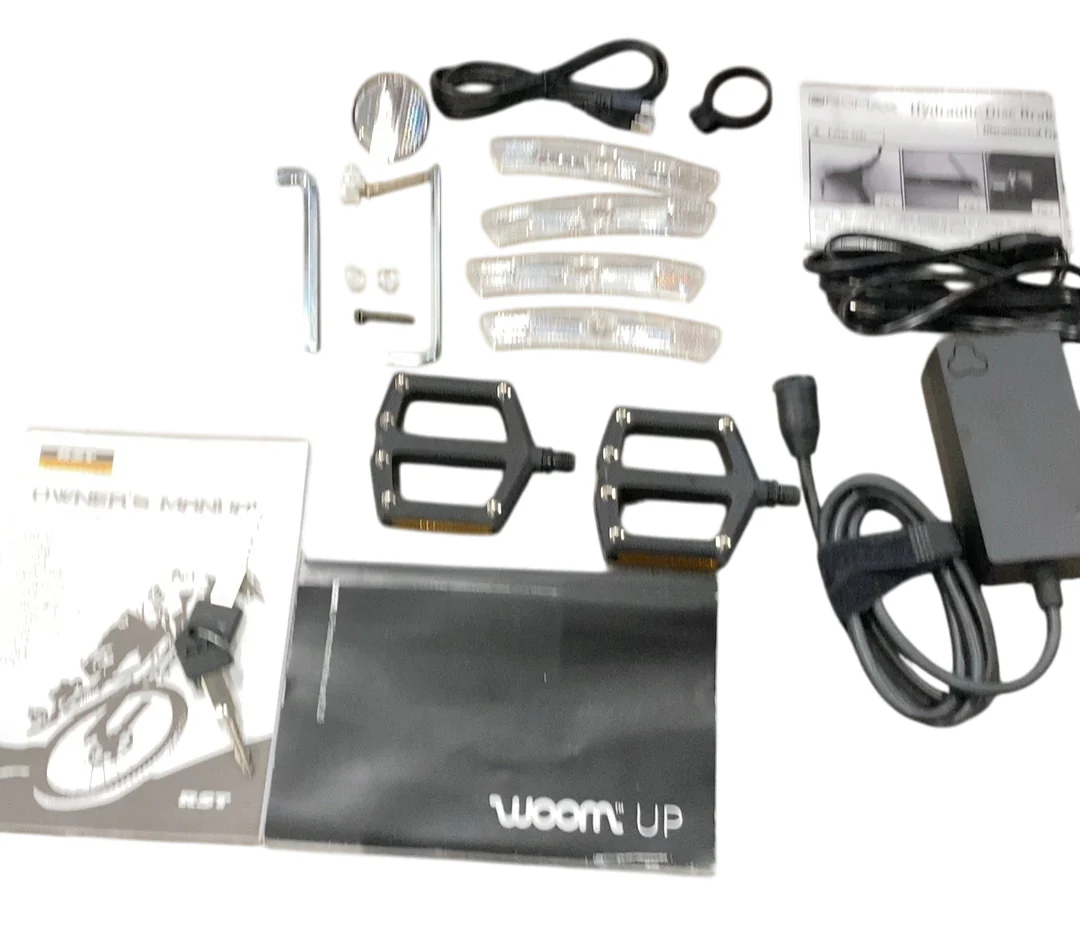 Woom UP 6 Electric Mountain Bike, Electric Blue - Image 4