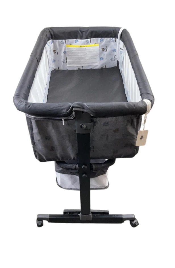 Yadaqe Portable Bedside Sleeper Bassinet, Dark Gray - Image 4
