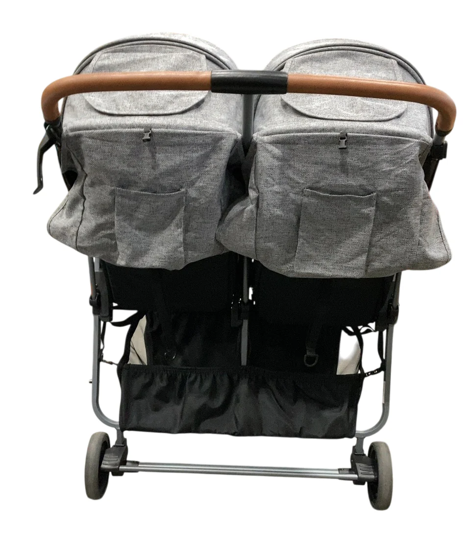 Zoe The Twin V2 Double Stroller, 2024, Luxe Grey - Image 7