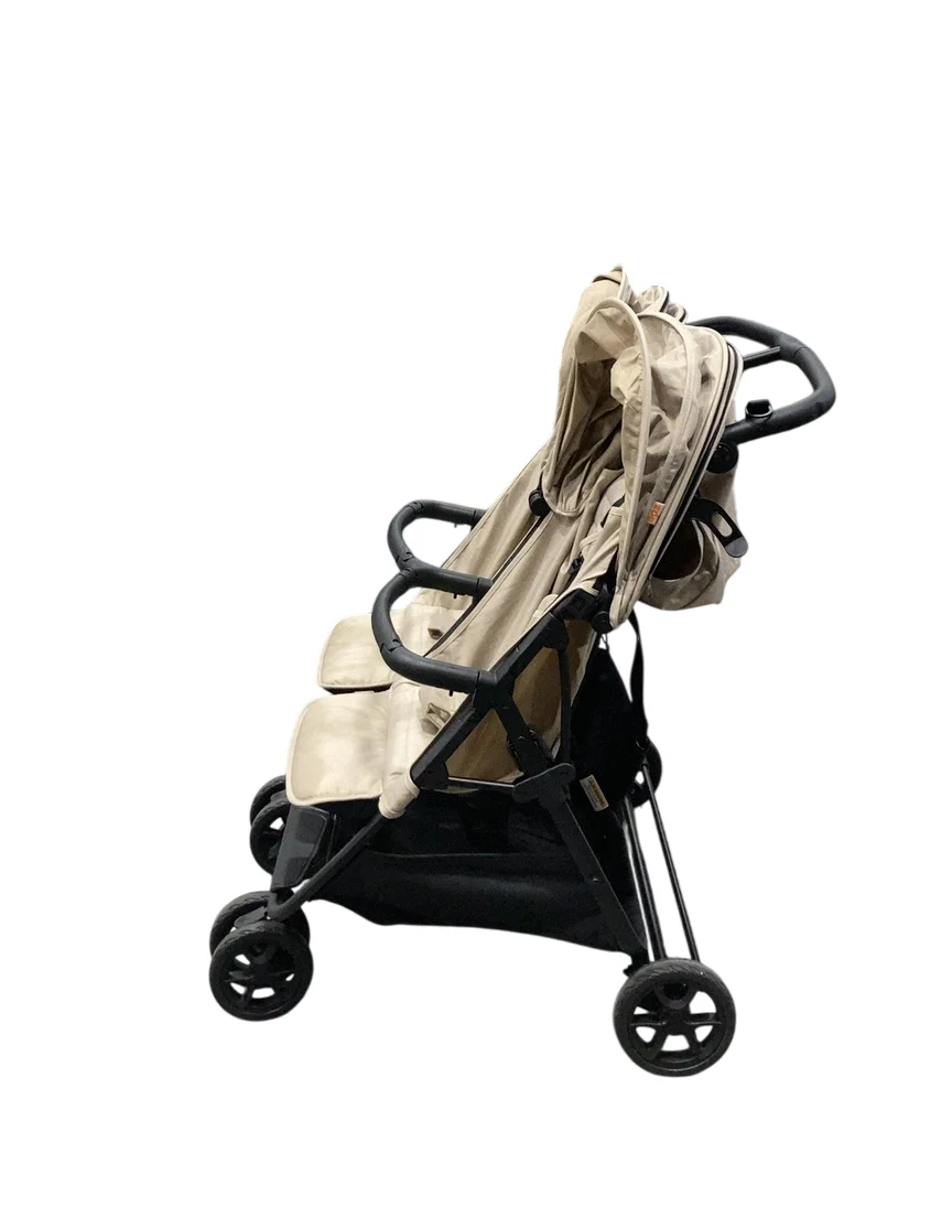 Zoe The Twin V2 Double Stroller, 2024, Sand - Image 2
