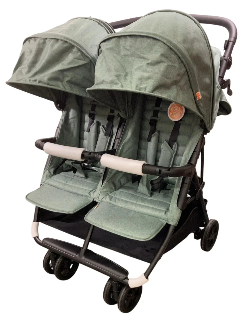 Zoe The Twin V2 Double Stroller, 2025, Forest