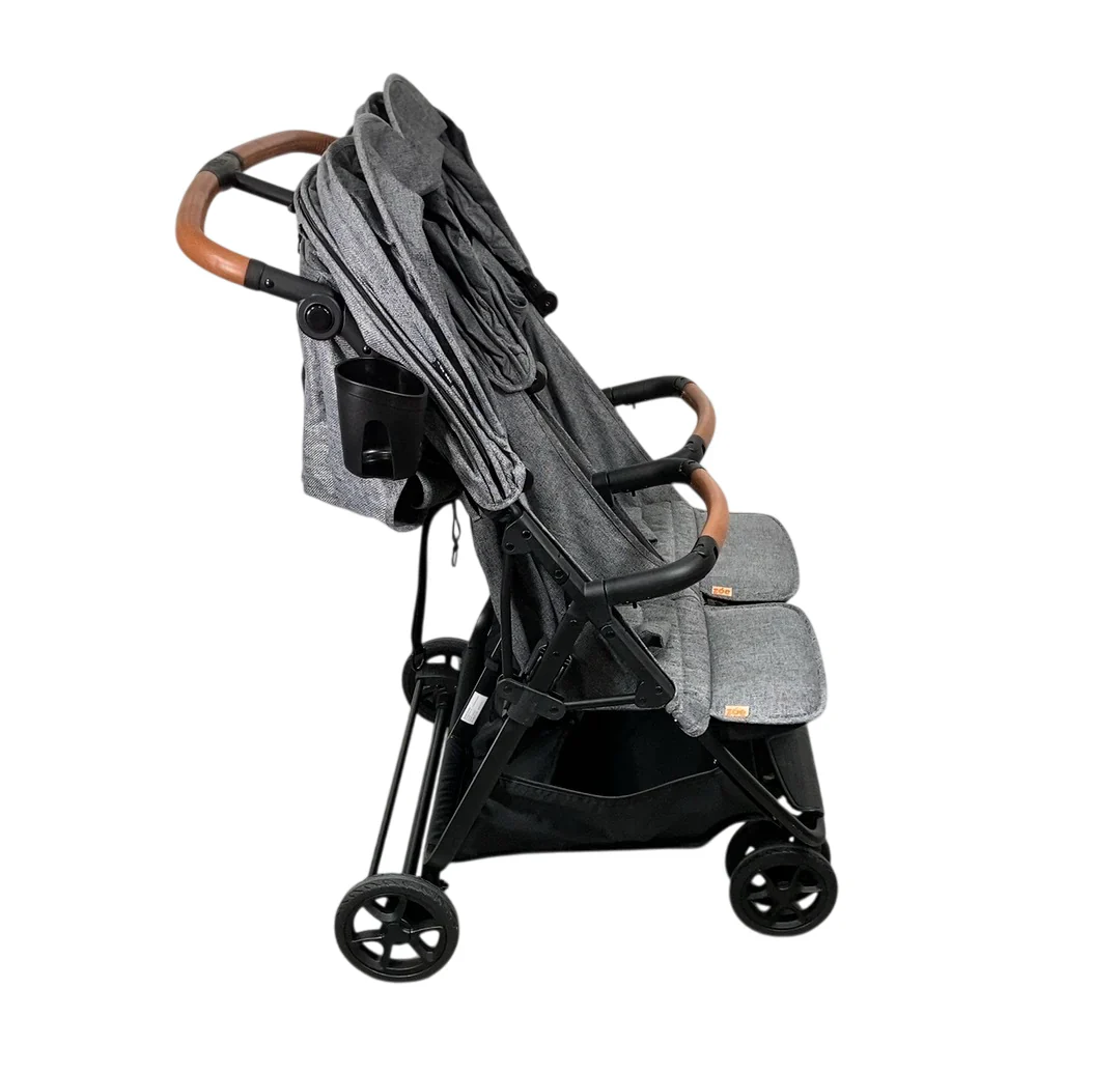 Zoe The Twin V2 Double Stroller, 2025, Luxe Grey - Image 2