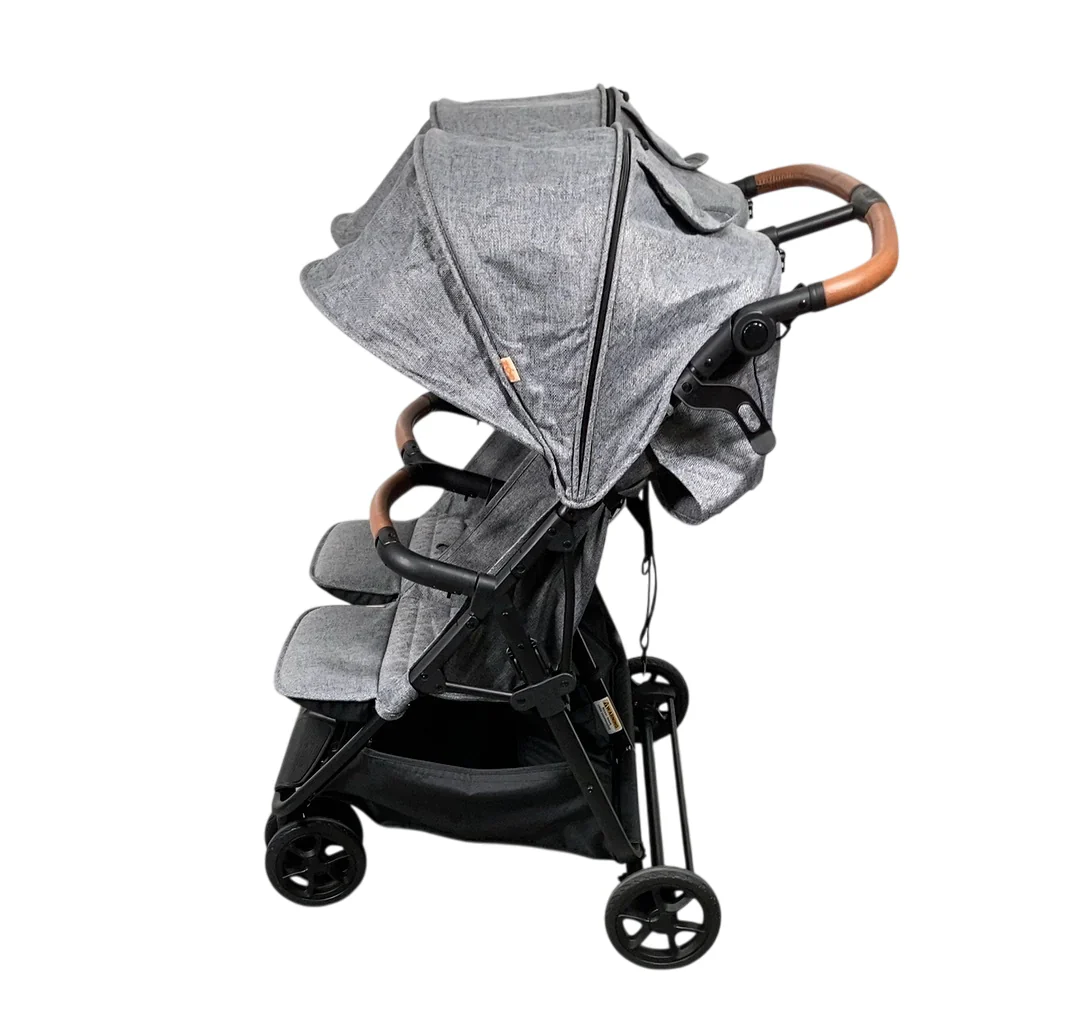 Zoe The Twin V2 Double Stroller, 2025, Luxe Grey - Image 3