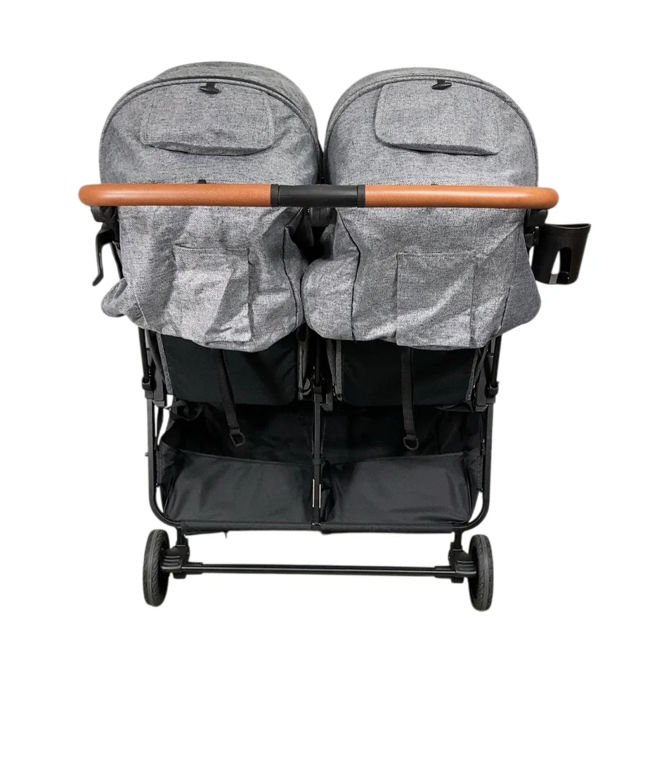Zoe The Twin V2 Double Stroller, 2025, Luxe Grey - Image 4
