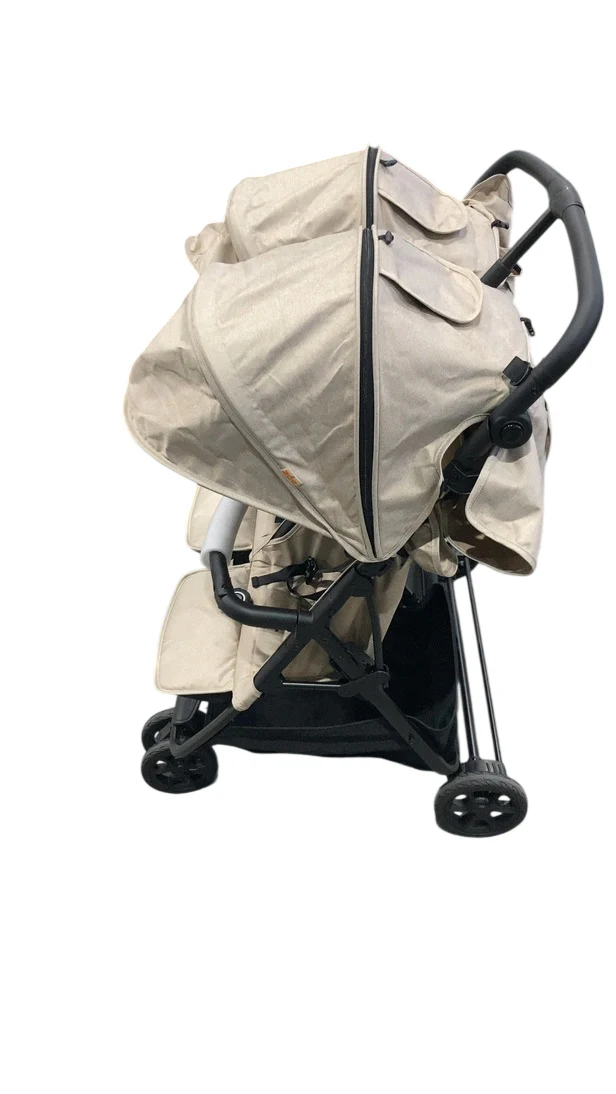 Zoe The Twin V2 Double Stroller, 2025, Sand - Image 2